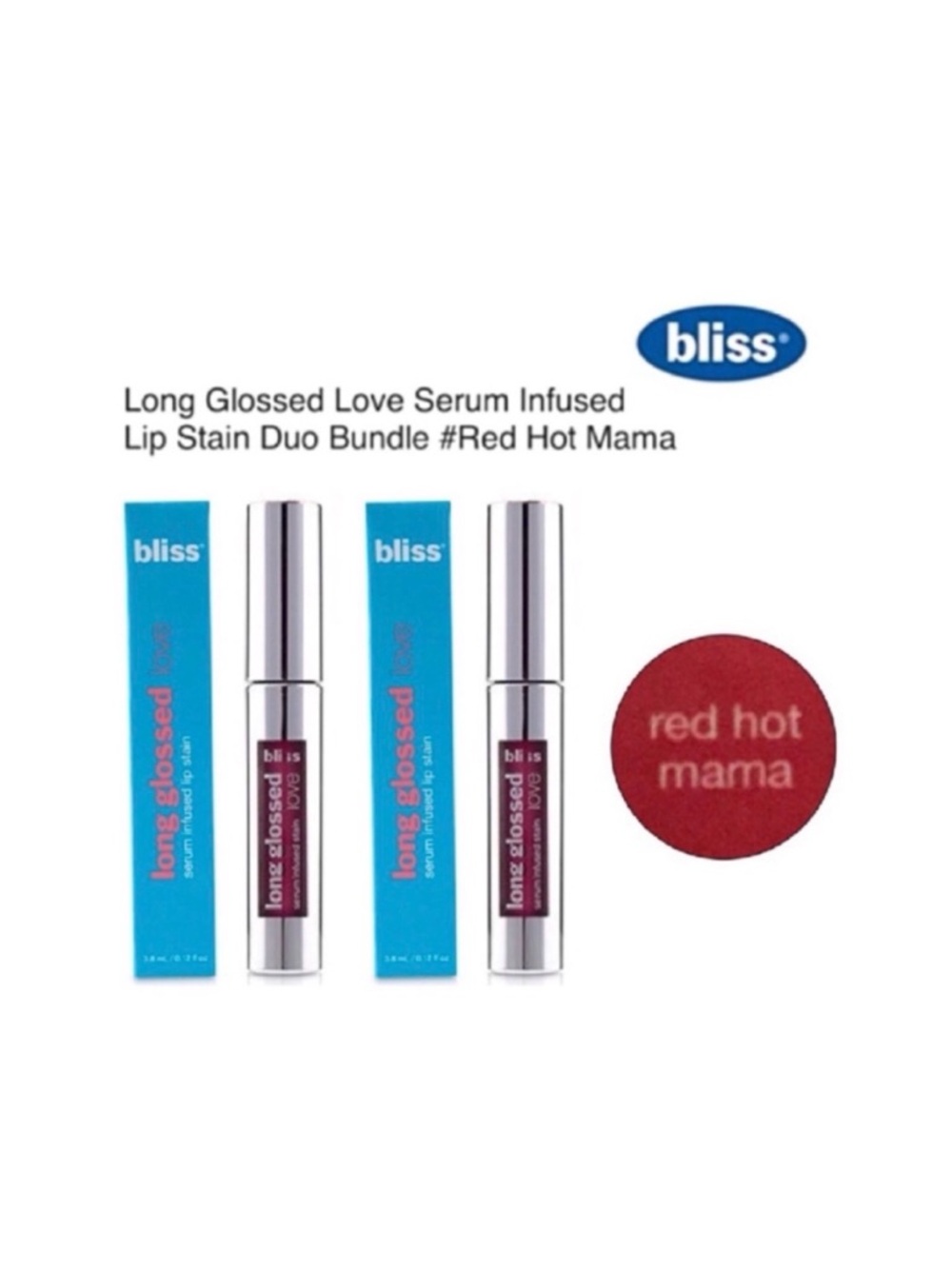 2 Bliss Long Glossed Love Serum Infused Lip Stains